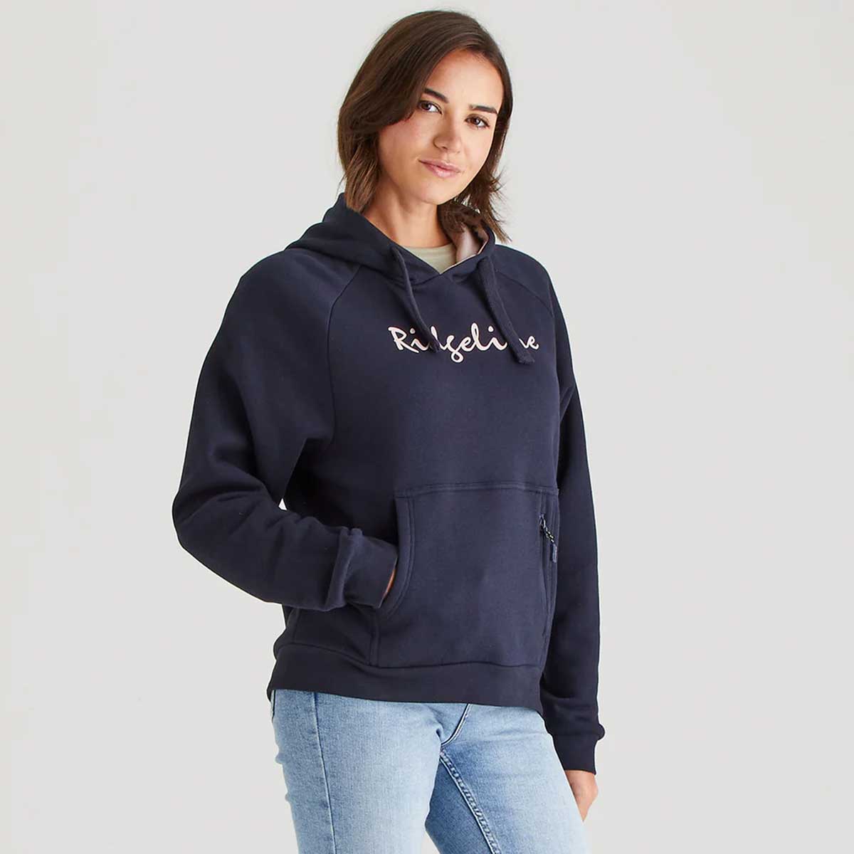RIDGELINE Signature Hoodie - Womens - Navy - Image 4