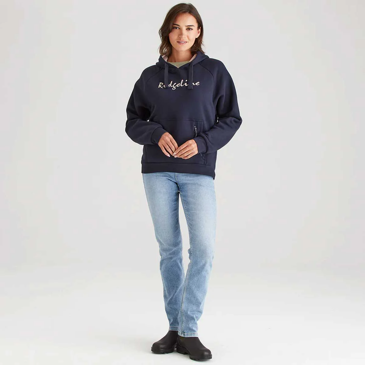 RIDGELINE Signature Hoodie - Womens - Navy - Image 5
