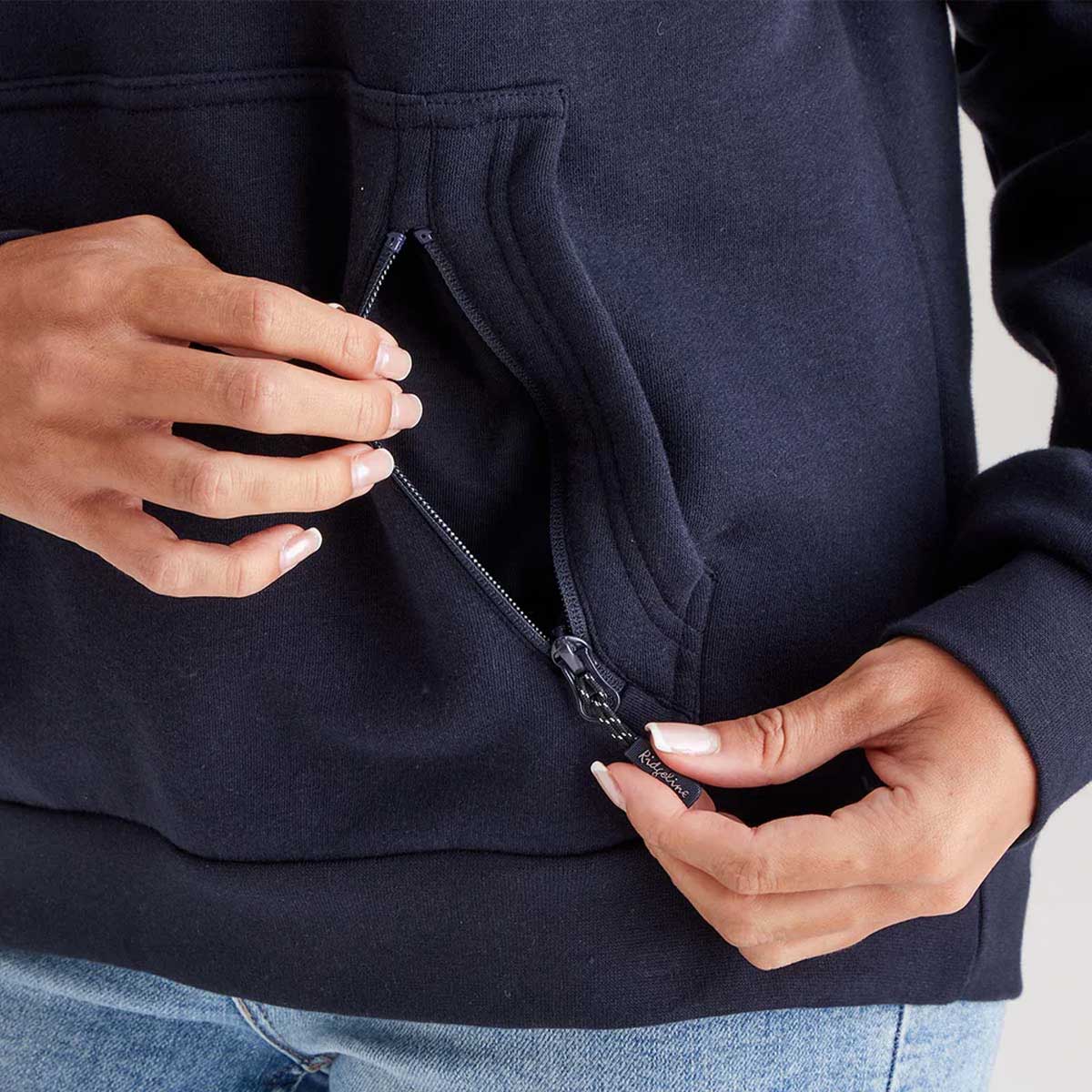 RIDGELINE Signature Hoodie - Womens - Navy - Image 6
