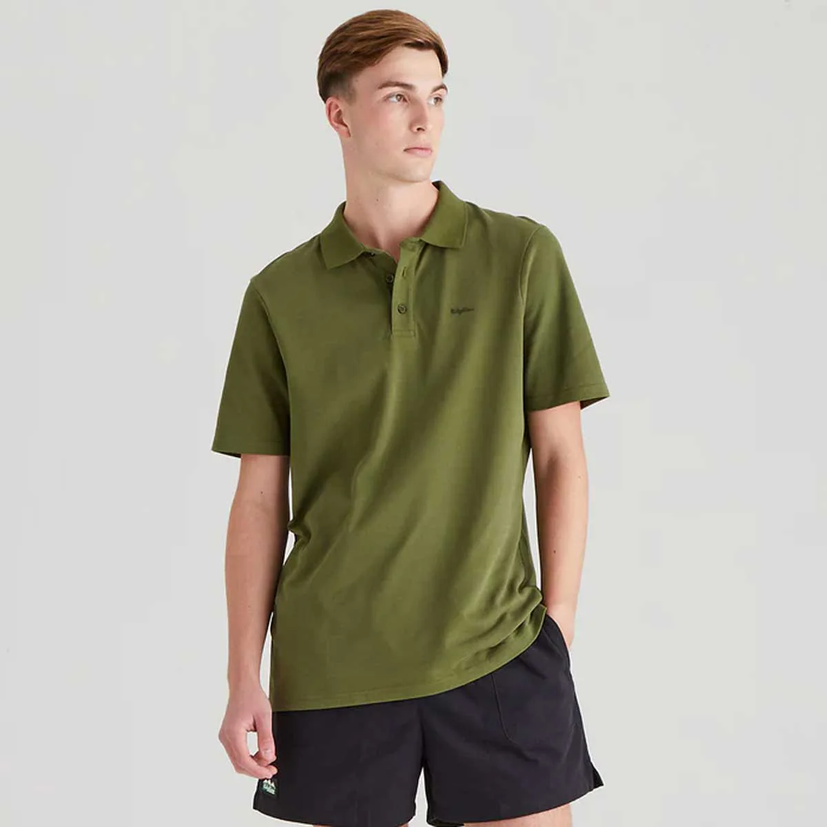 RIDGELINE Signature Polo Shirt - Mens - Fern Green