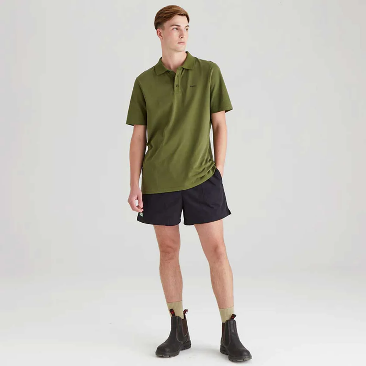 RIDGELINE Signature Polo Shirt - Mens - Fern Green - Image 4