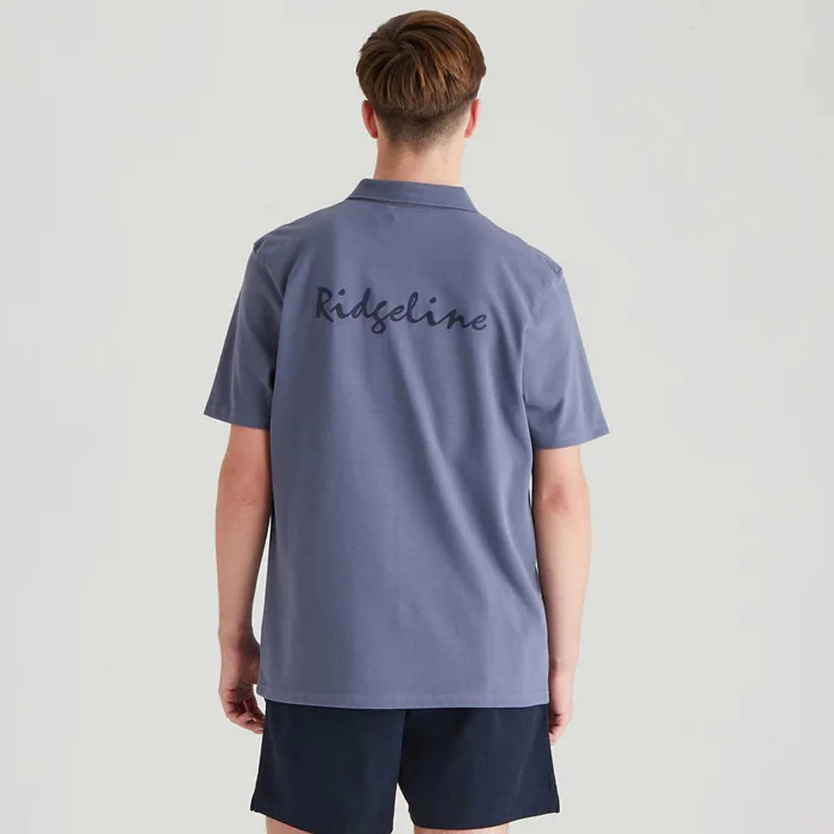 RIDGELINE Signature Polo Shirt - Mens - Storm - Image 3