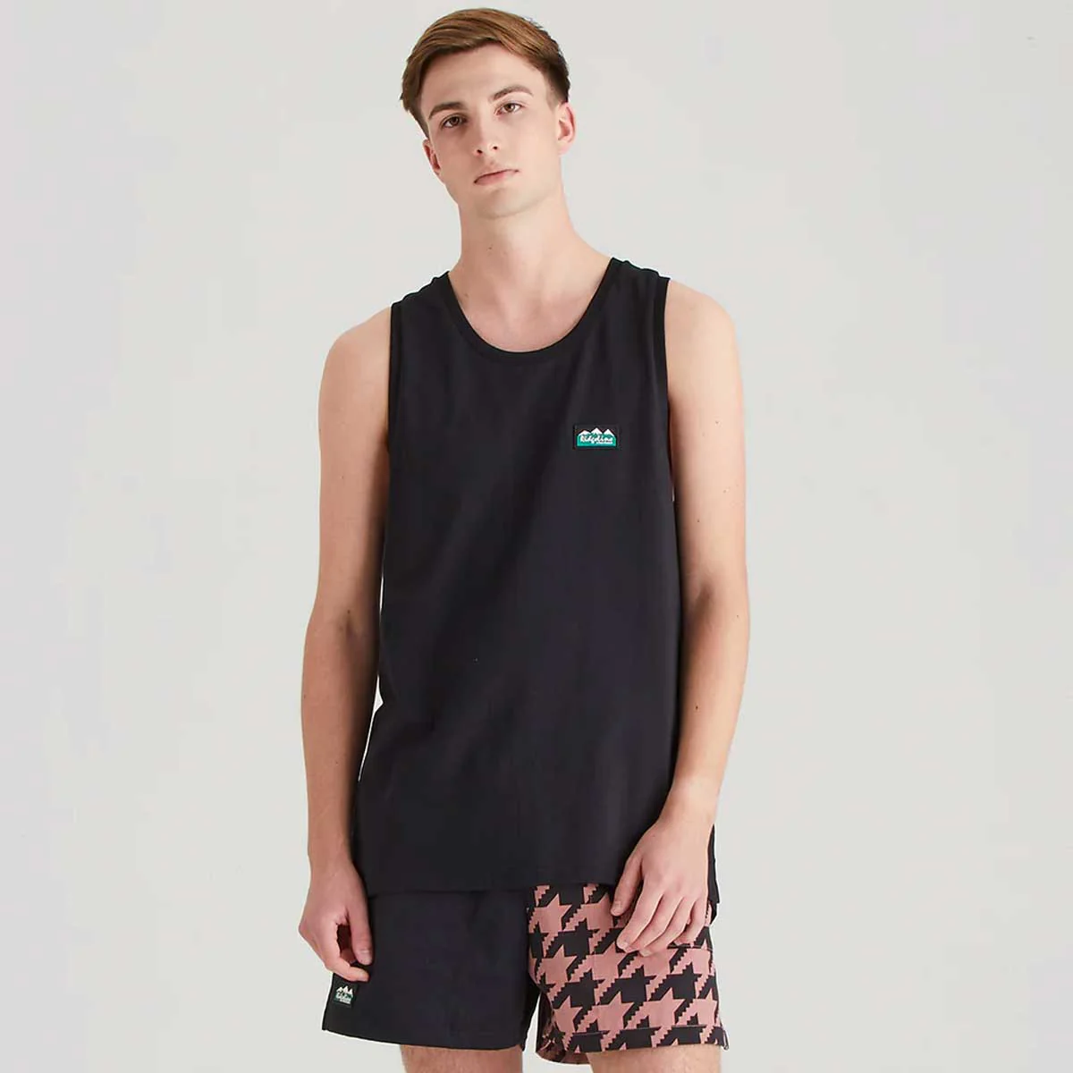 RIDGELINE Signature Singlet Top - Black