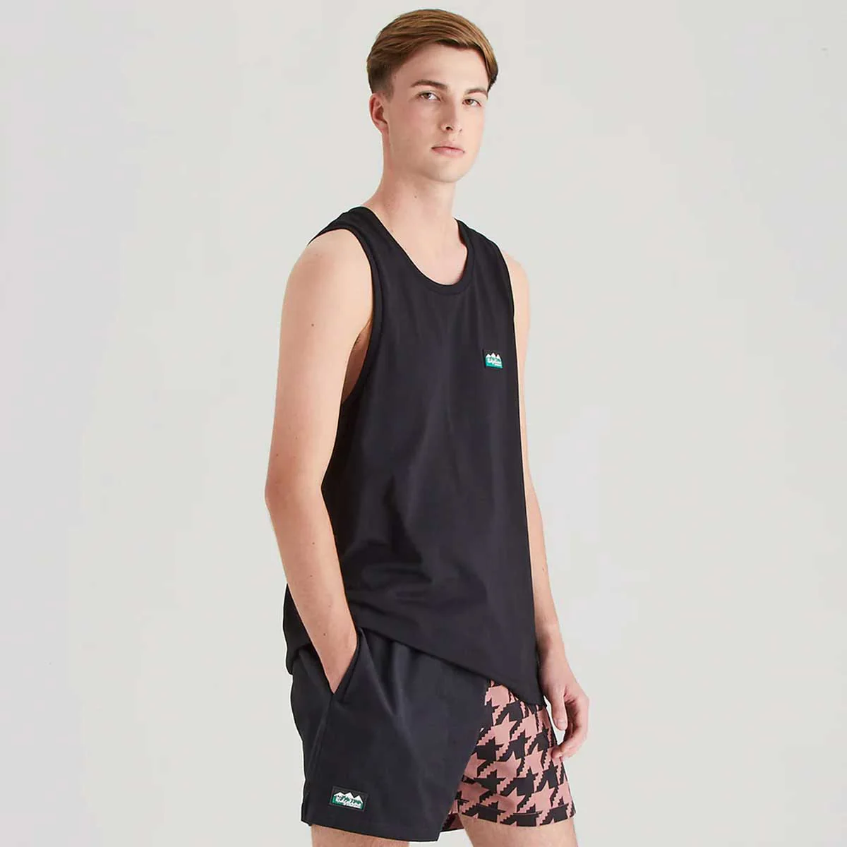 RIDGELINE Signature Singlet Top - Black - Image 3