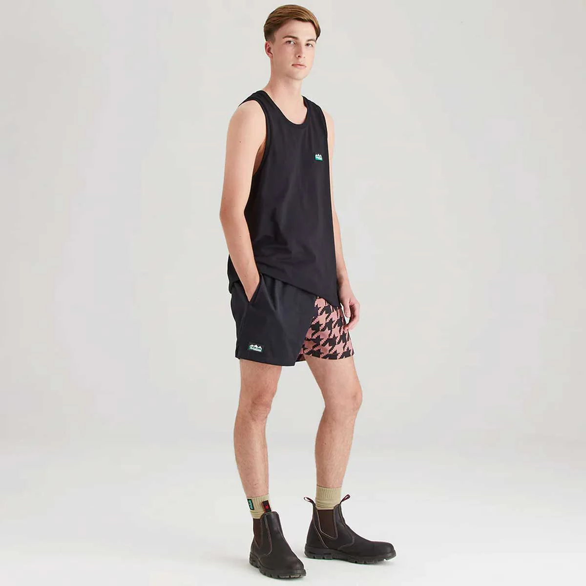RIDGELINE Signature Singlet Top - Black - Image 5