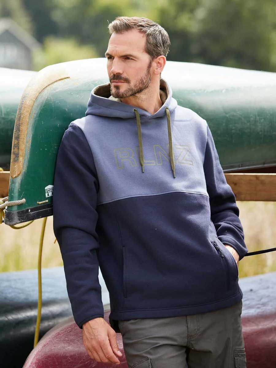 RIDGELINE South Island Hoodie - Mens - Navy - Image 7