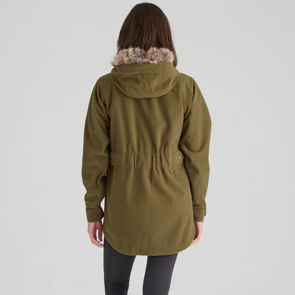 RIDGELINE Womens Monsoon Nordic Jacket - Teak - Image 3