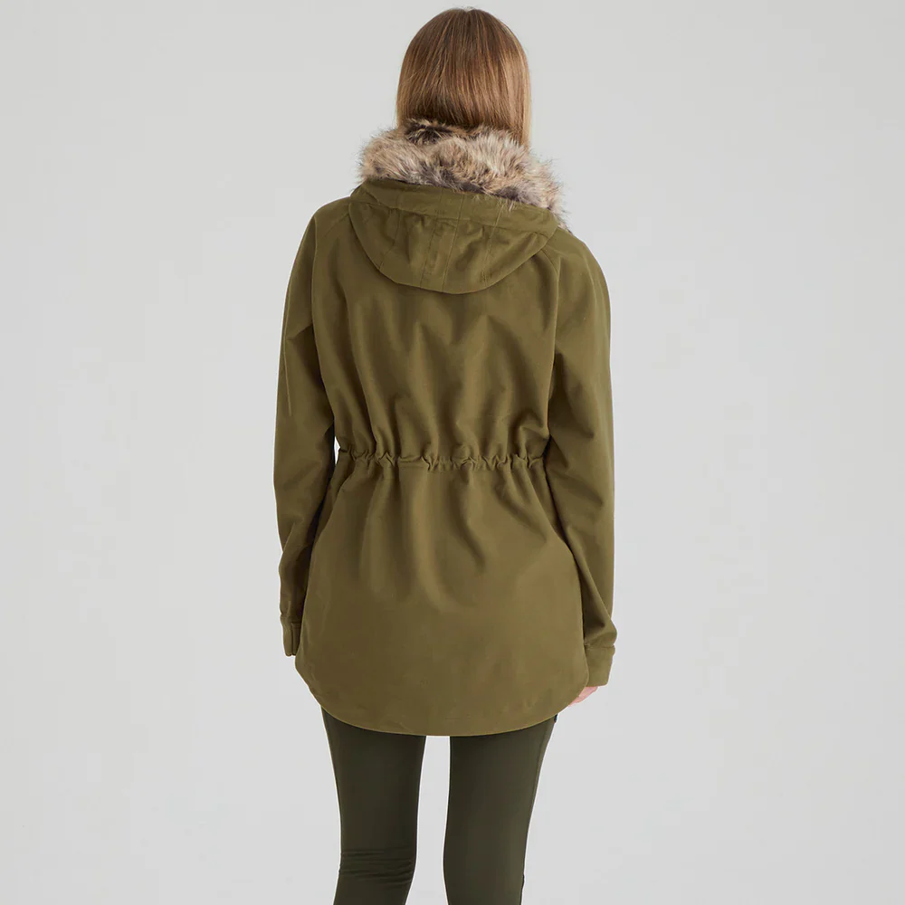 RIDGELINE Womens Monsoon Nordic Smock - Teak - Image 3