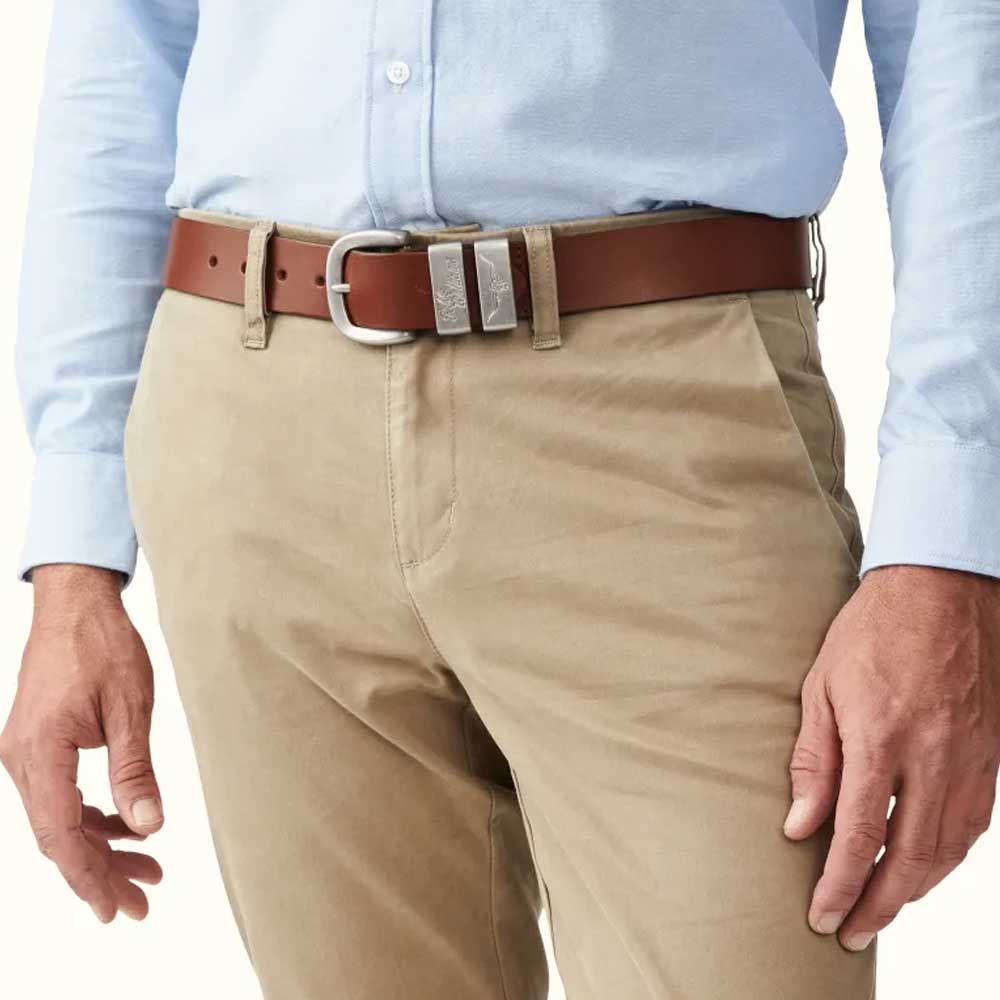 RM WILLIAMS Belt - Men's CB439 Leather 1.5" 3 Piece - Dark Tan - Image 2