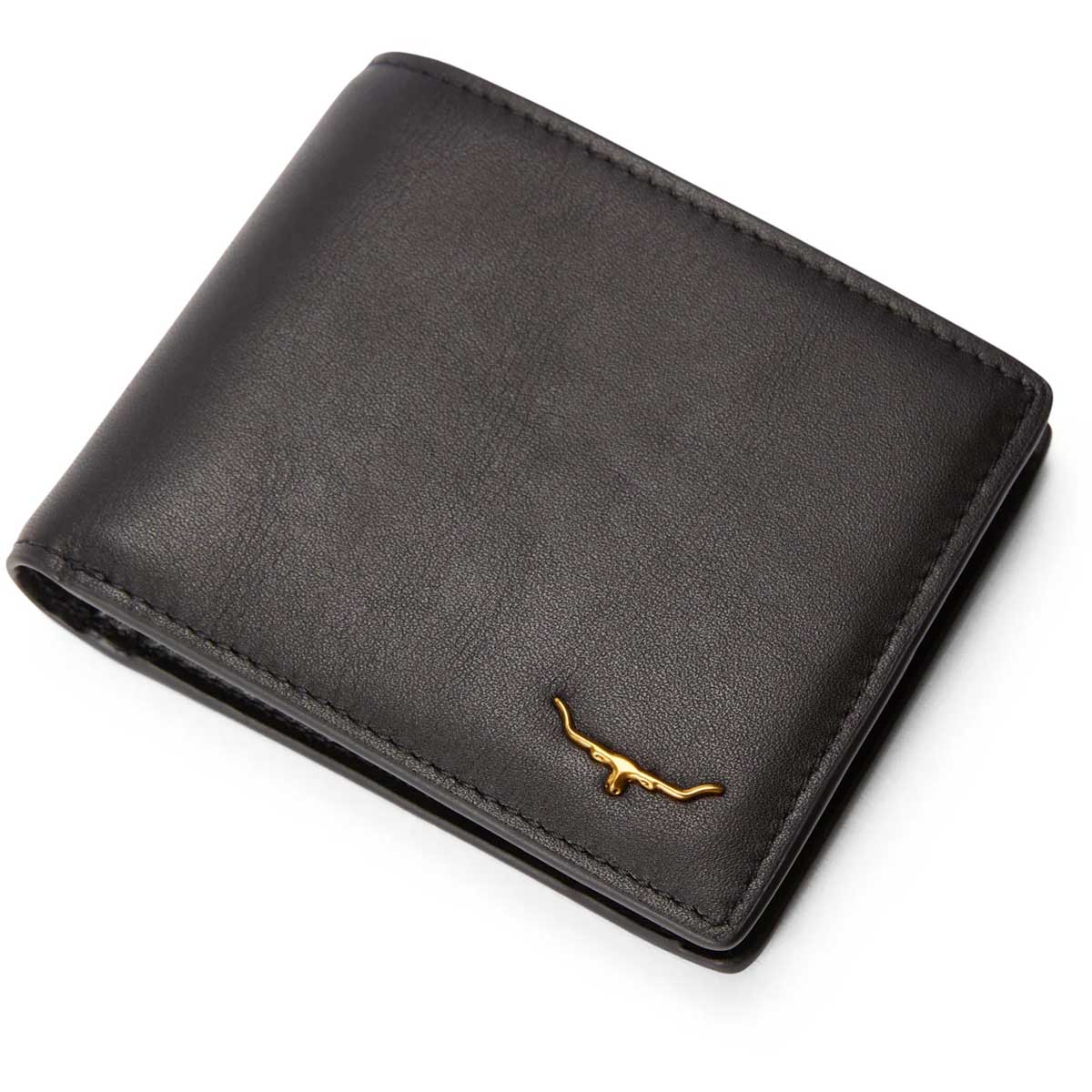RM WILLIAMS Bi-Fold Wallet with Pocket - Black - Image 4