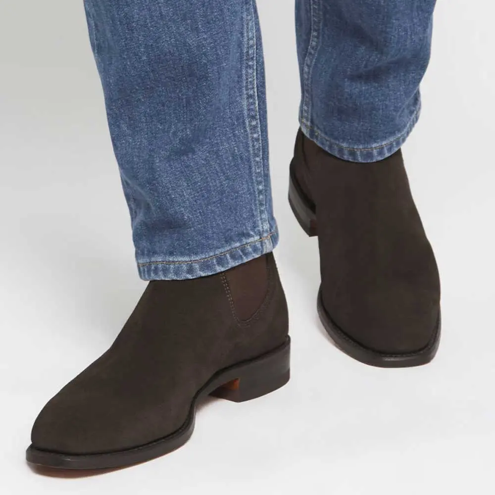 RM WILLIAMS Comfort Craftsman Boots - Men's - Chocolate Suede - Image 2