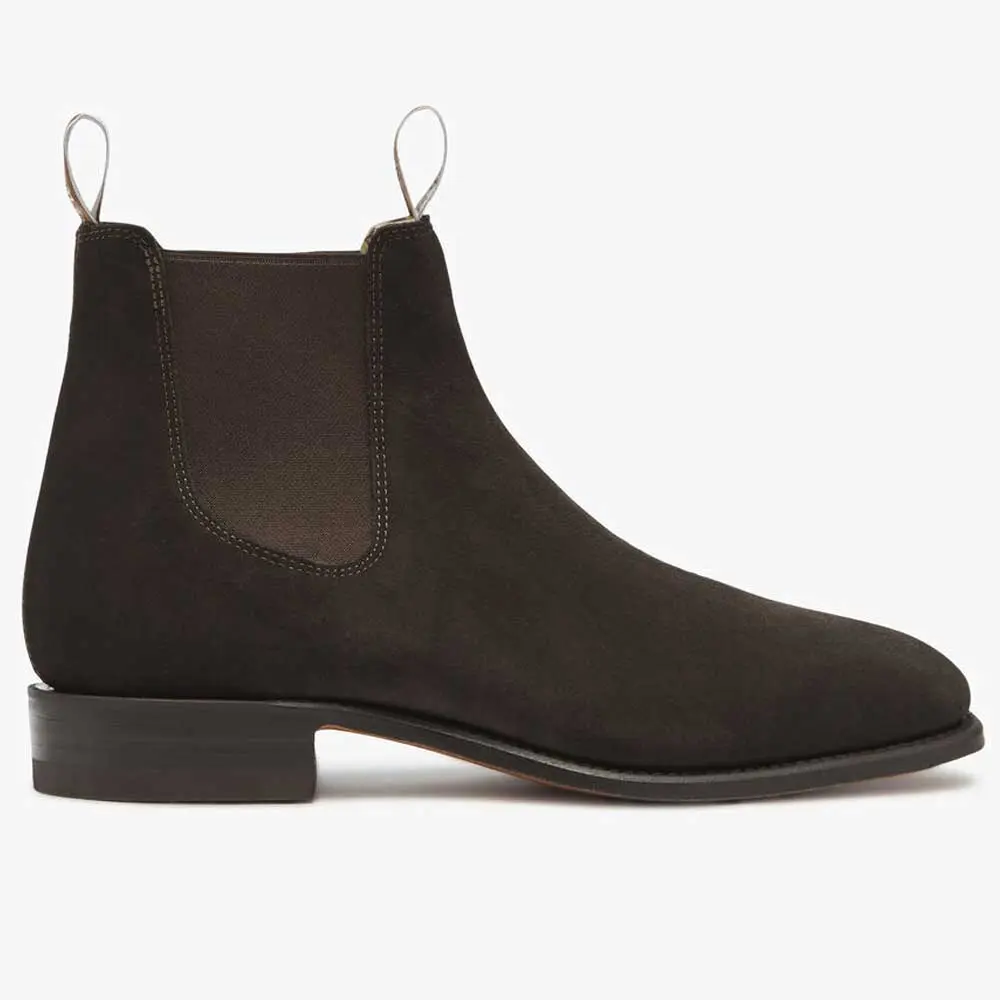 RM WILLIAMS Comfort Craftsman Boots - Men's - Chocolate Suede - Image 4