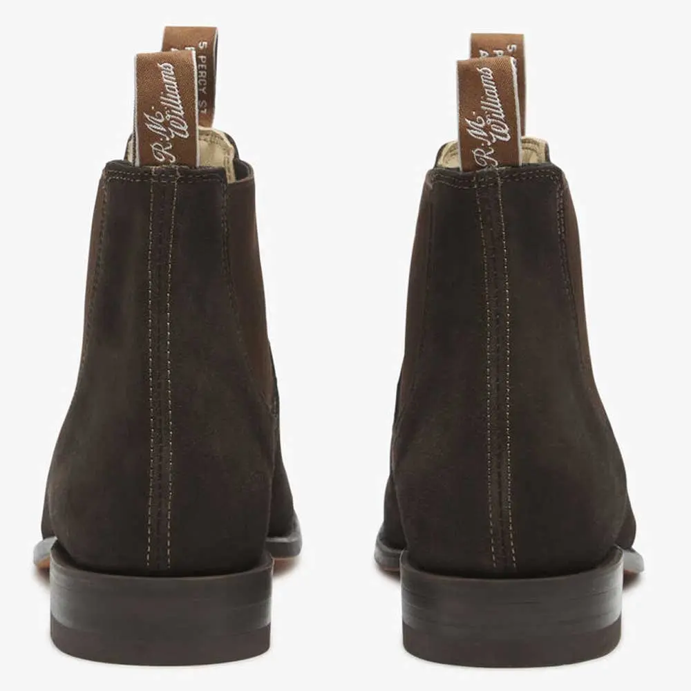 RM WILLIAMS Comfort Craftsman Boots - Men's - Chocolate Suede - Image 6