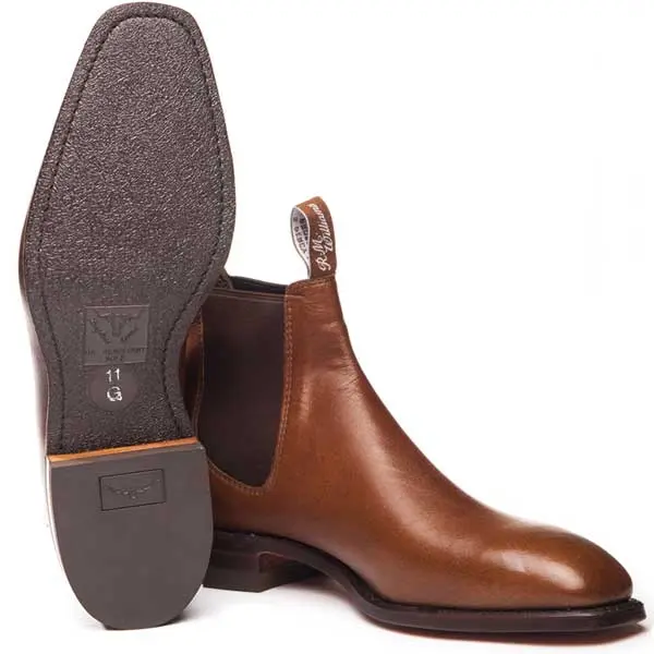 RM WILLIAMS Comfort Craftsman Boots - Men's - Kangaroo Tanbark - Image 3