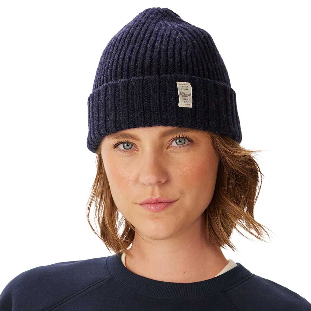 RM WILLIAMS Bowen Wool Beanie - Navy - Image 4