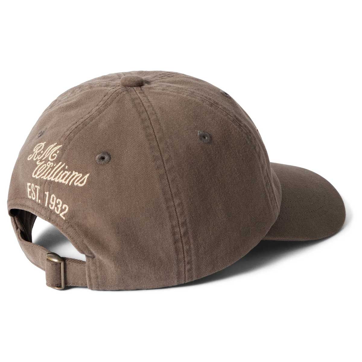RM WILLIAMS Longhorn Twill Cap - Steers Head Logo - Silt - Image 3
