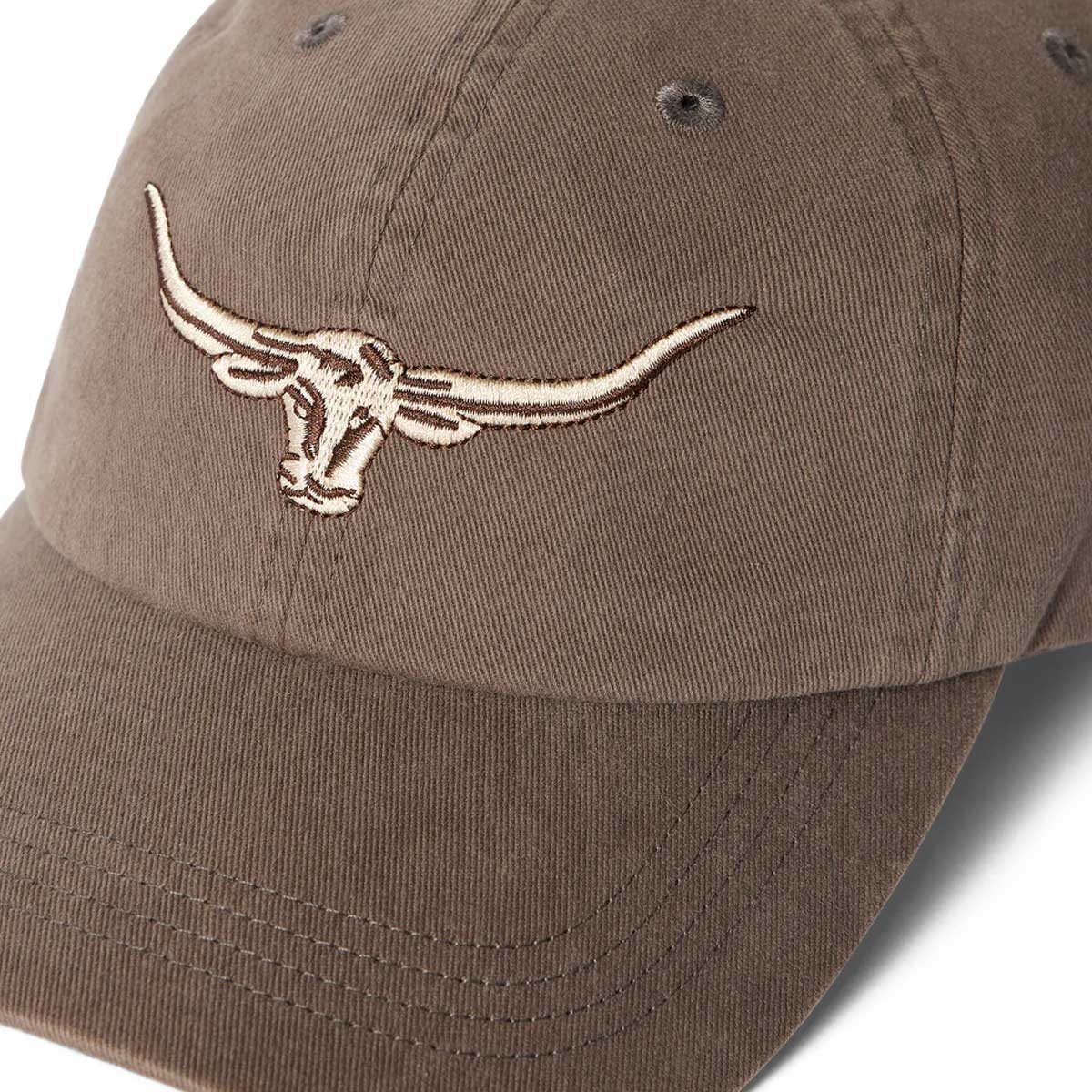 RM WILLIAMS Longhorn Twill Cap - Steers Head Logo - Silt - Image 4