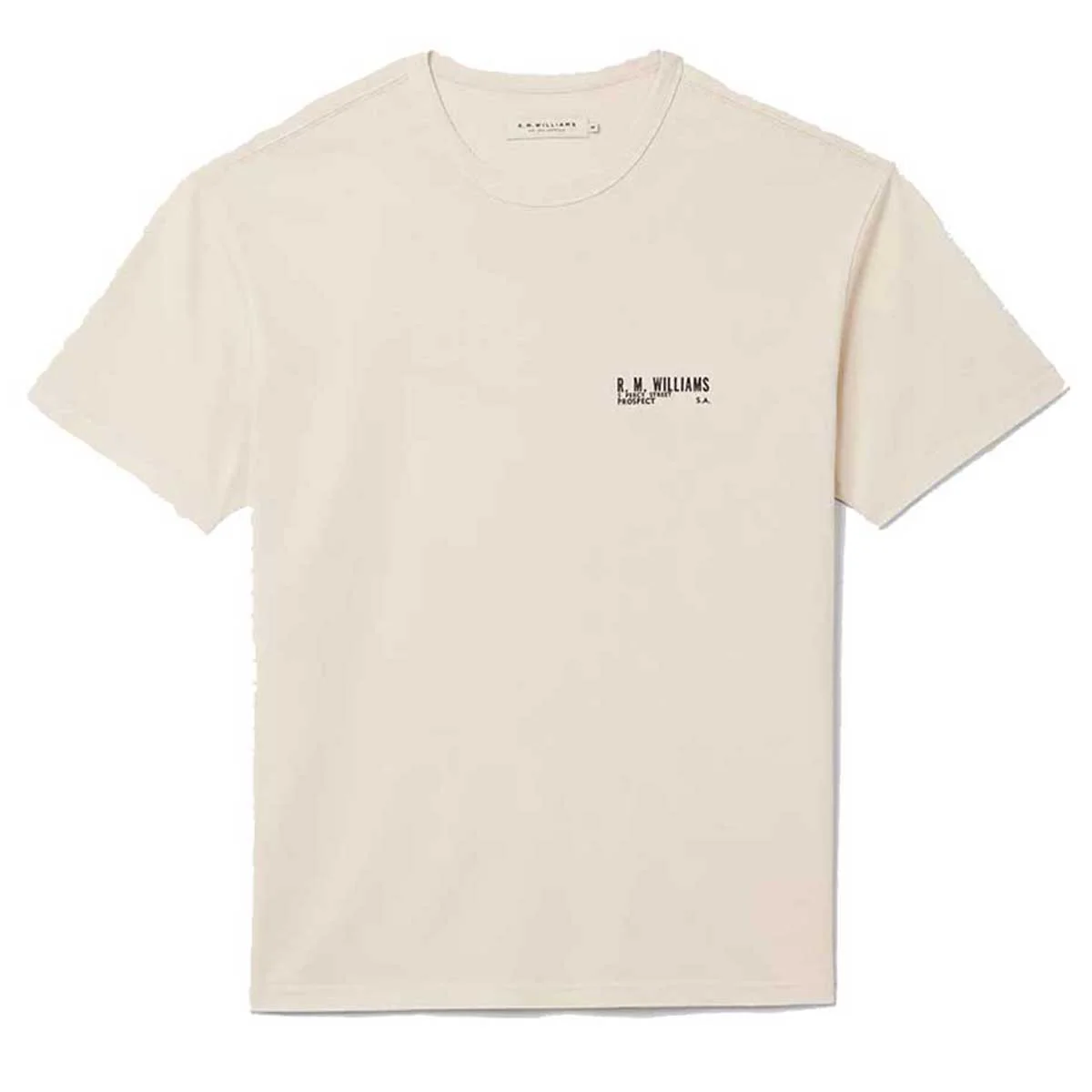 RM WILLIAMS Flinders T-Shirt - Men's Crew Neck - Sand