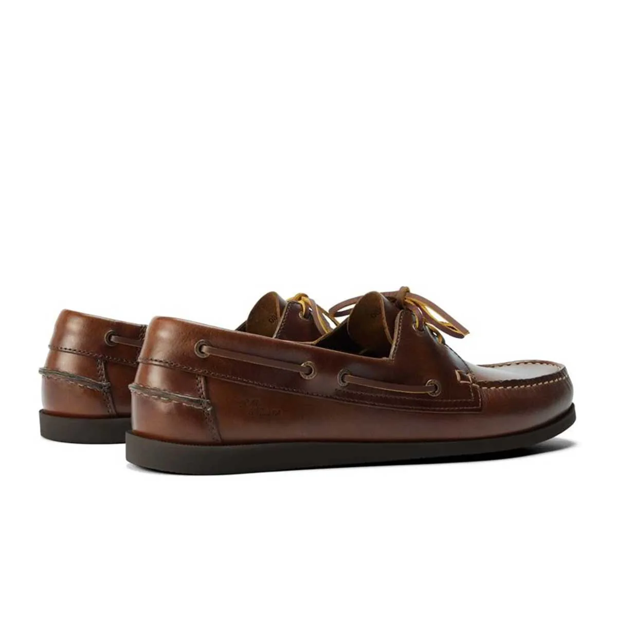 RM WILLIAMS Islet Moccasin Boat Shoes - Men's - Tan - Image 4