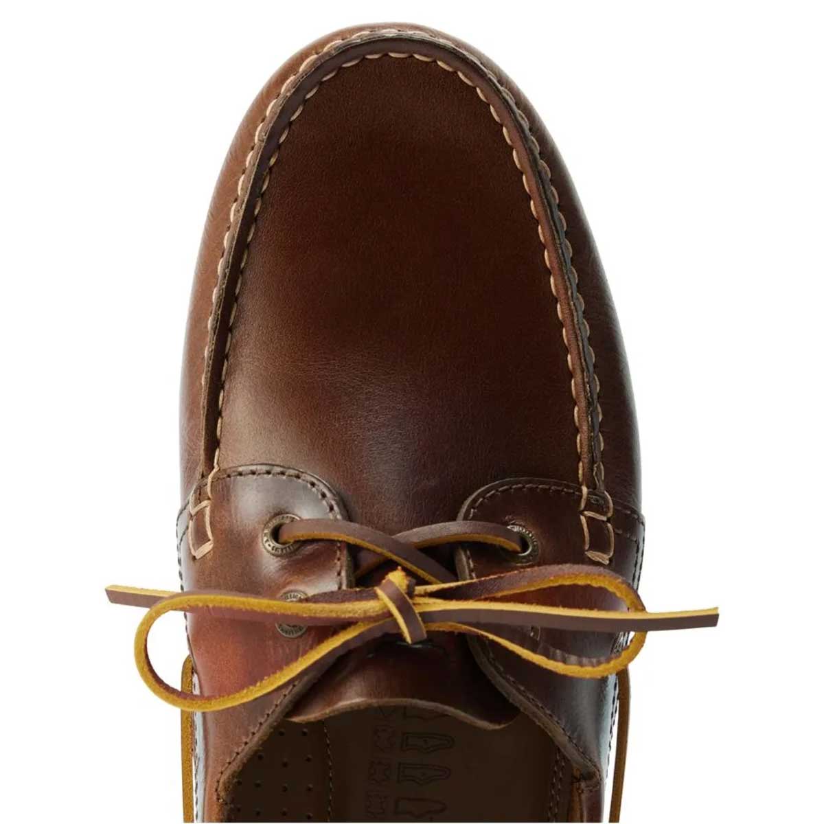 RM WILLIAMS Islet Moccasin Boat Shoes - Men's - Tan - Image 6