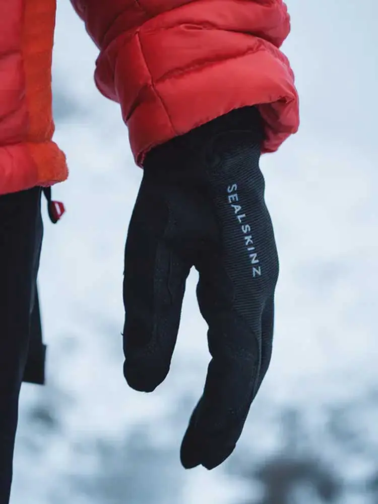 SEALSKINZ Harling Gloves - Waterproof All Weather - Black - Image 4
