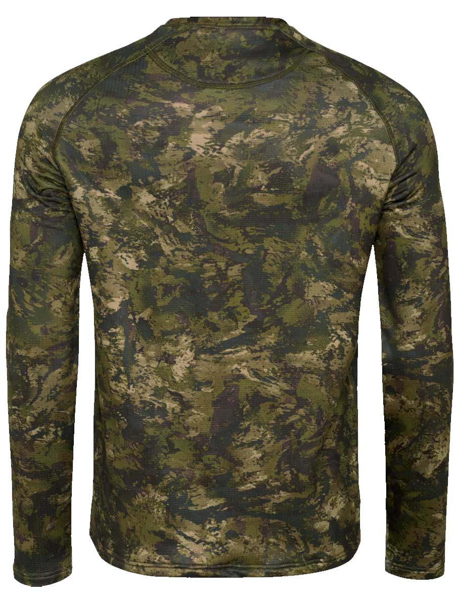 SEELAND Active Camo Long Sleeve T-Shirt - InVis Green - Image 3