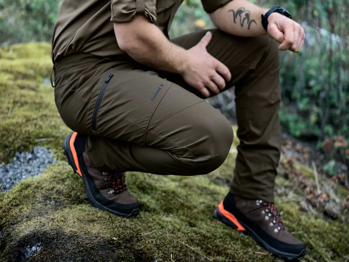 SEELAND Ash Outdoor Trousers - Mens - Pine Green - Image 9