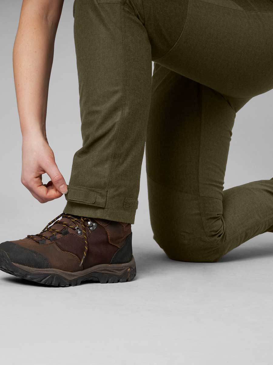 SEELAND Avail Trousers - Ladies - Pine Green Melange - Image 8