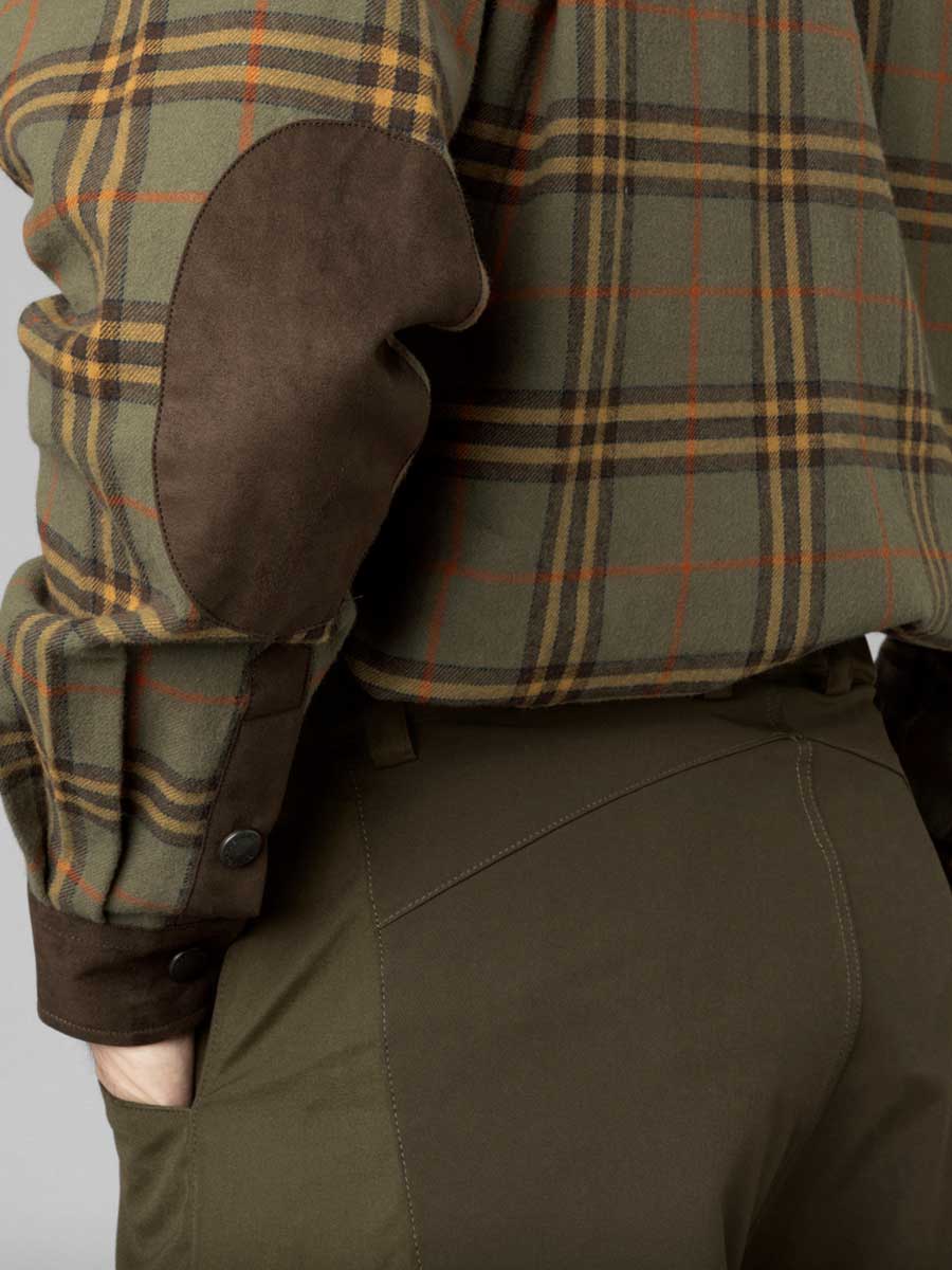 SEELAND Banff Shirt - Mens - Grape Leaf/Terracotta Check - Image 5
