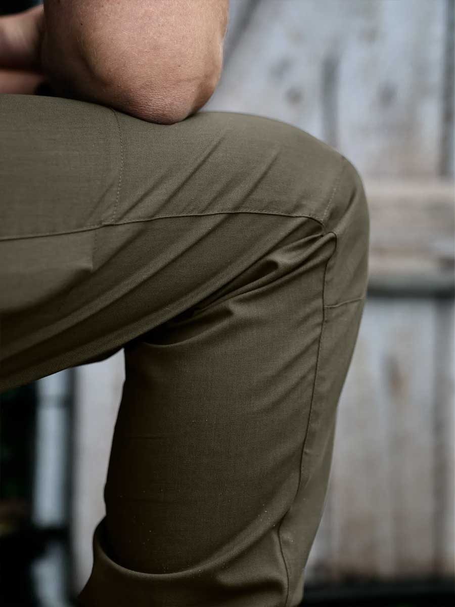 SEELAND Beech Trousers - Mens - Grape Leaf - Image 8