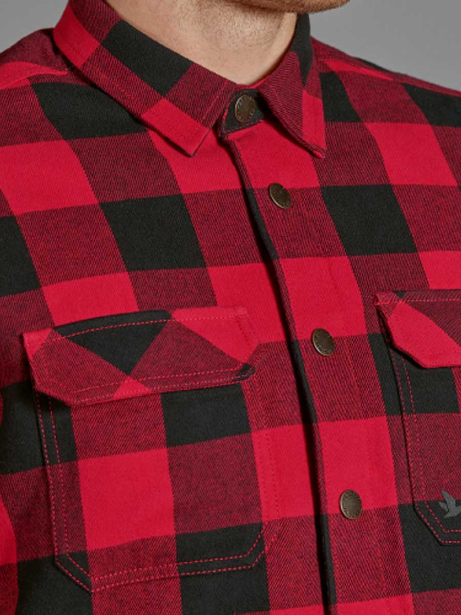 SEELAND Canada Shirt - Mens - Red Check - Image 3