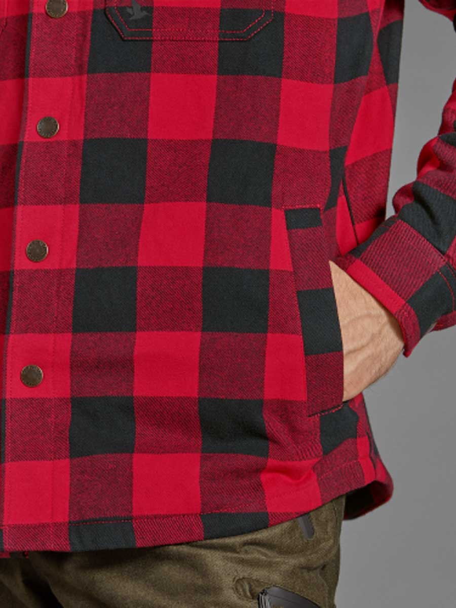 SEELAND Canada Shirt - Mens - Red Check - Image 5