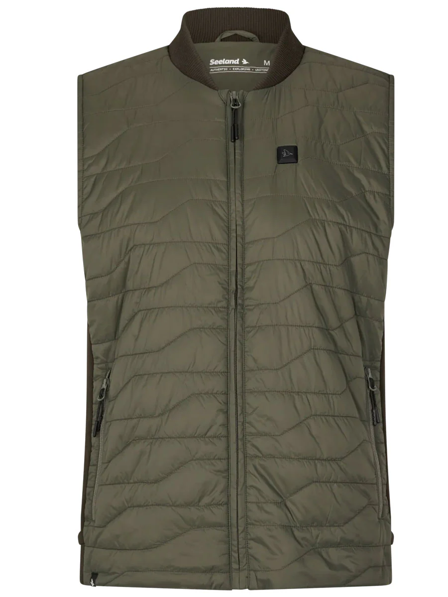 SEELAND Celsius Heat Liner Waistcoat - Mens - Grape Leaf