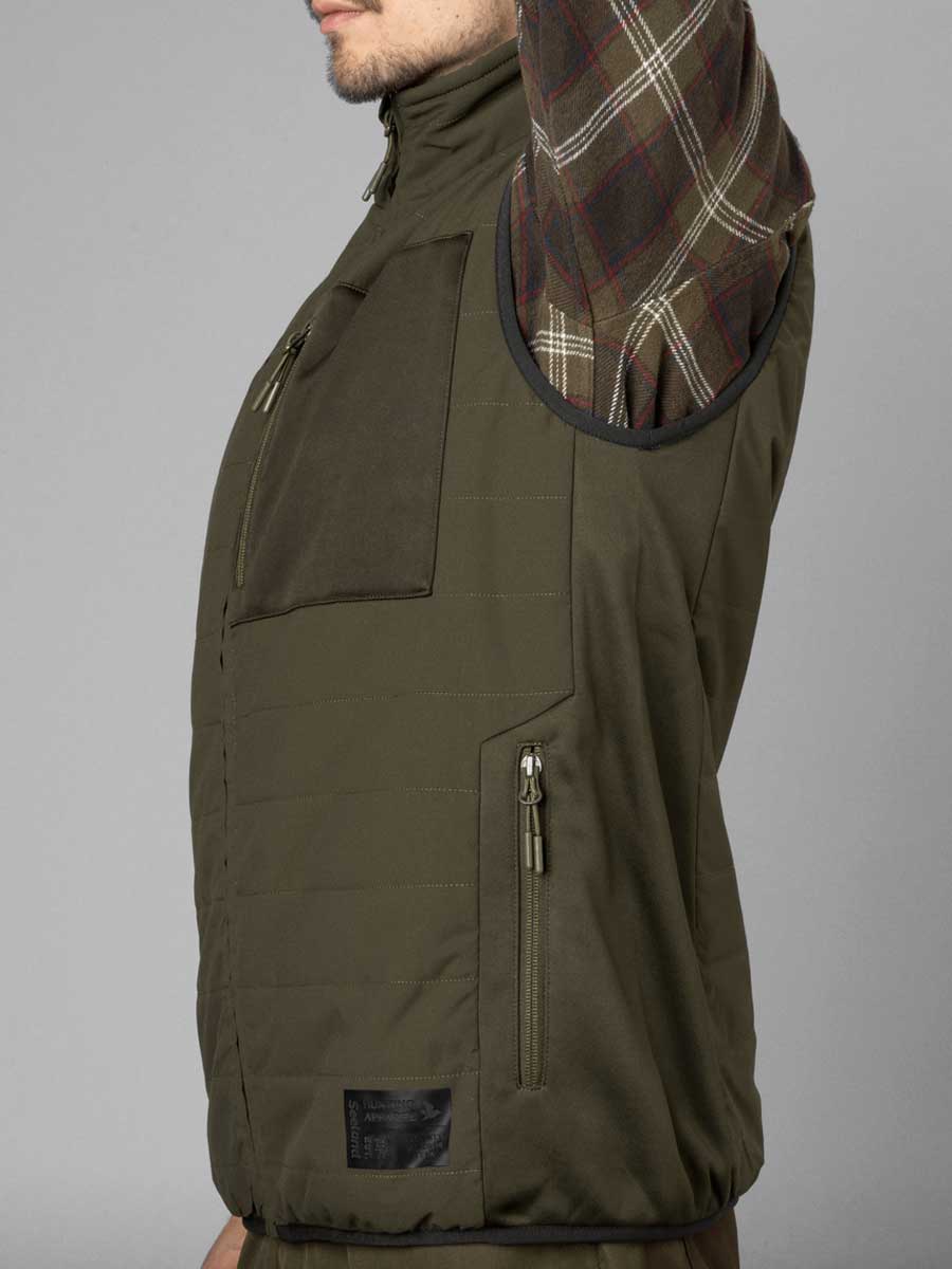 SEELAND Celsius Heat Waistcoat - Mens - Pine Green - Image 4