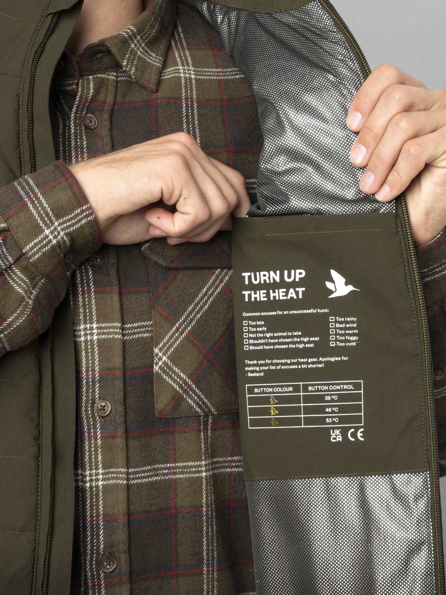 SEELAND Celsius Heat Waistcoat - Mens - Pine Green - Image 6