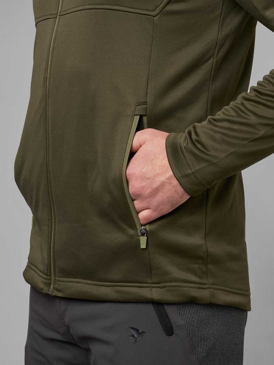 SEELAND Elliot Fleece - Mens - Pine Green - Image 4