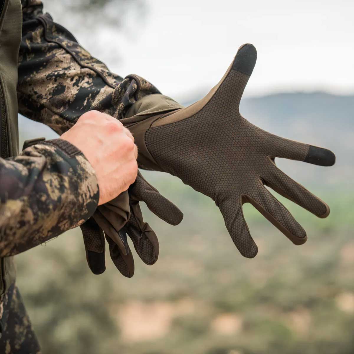SEELAND Grip Shooting Gloves - Pine Green - Image 2
