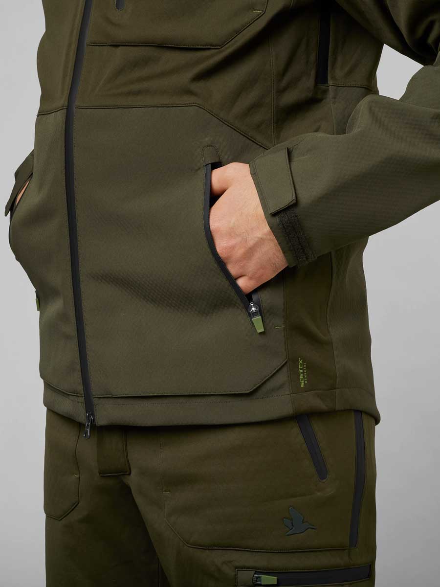 SEELAND Hawker Shell II Jacket - Mens - Pine Green - Image 4