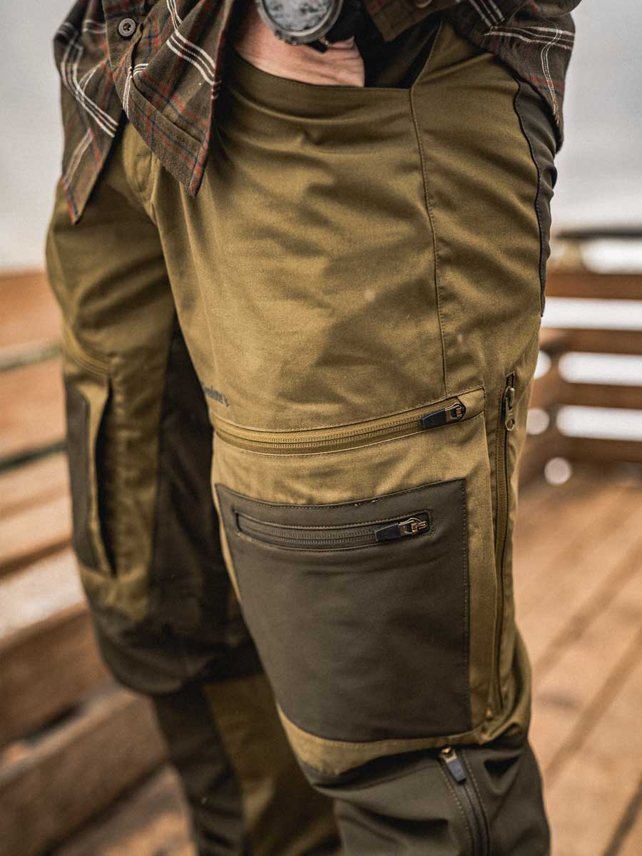 SEELAND Hemlock Trousers - Men's - Military Olive/Pine Green - Image 7