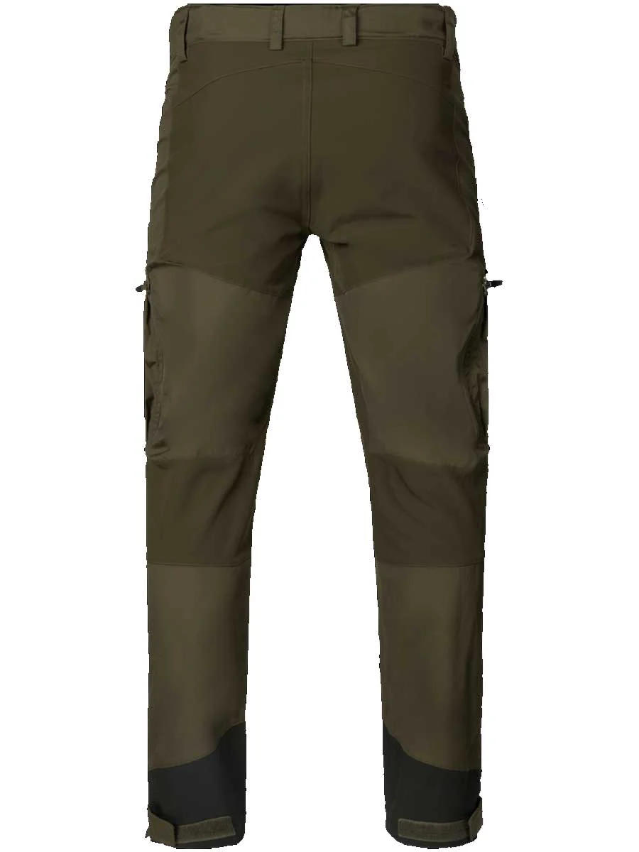 SEELAND Hemlock Trousers - Men's - Pine Green/Grizzly Brown - Image 2