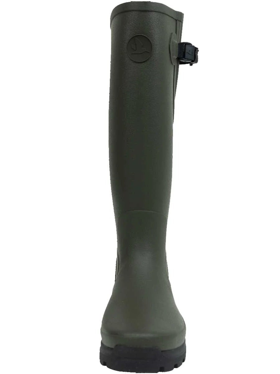 SEELAND Hillside Classic Jersey Lined Wellington Boots - Men's - Pine Green - Image 4