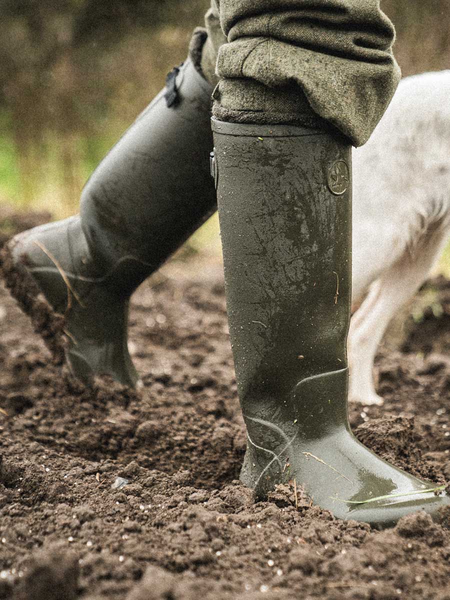 SEELAND Hillside Neo Enforced Wellington Boots - Men's - Pine Green - Image 2