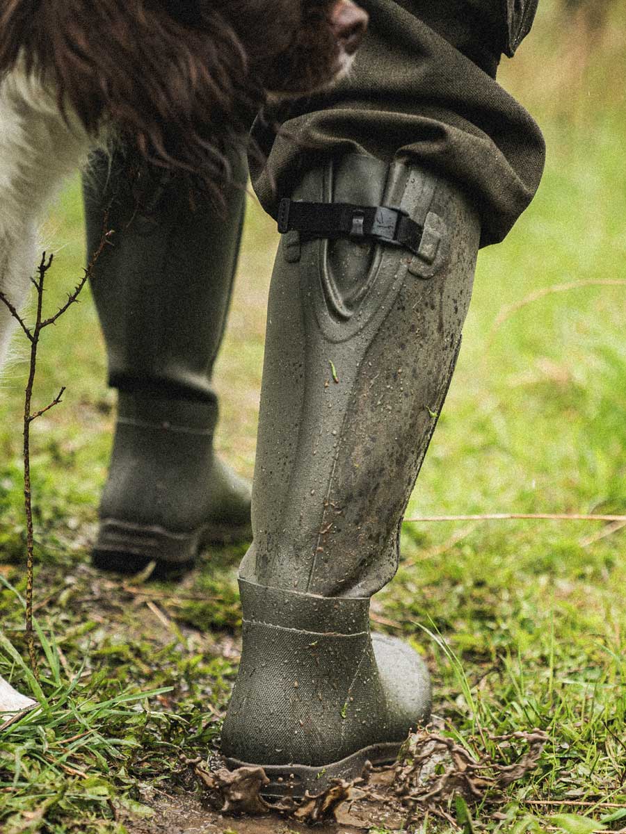 SEELAND Hillside Neo Flex Wellington Boots - Men's - Pine Green - Image 2