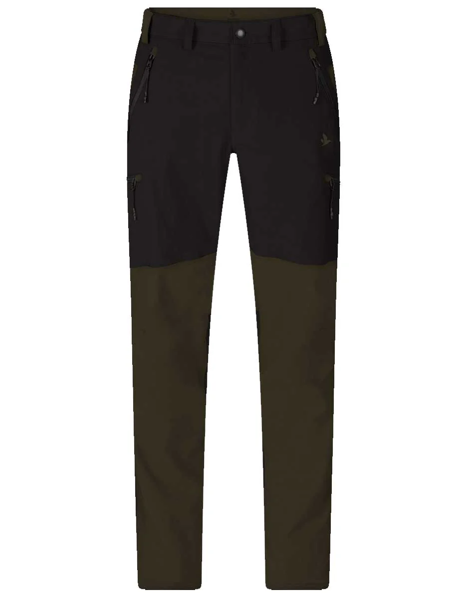 SEELAND Outdoor Stretch Trousers - Men's - Pine Green/Meteorite