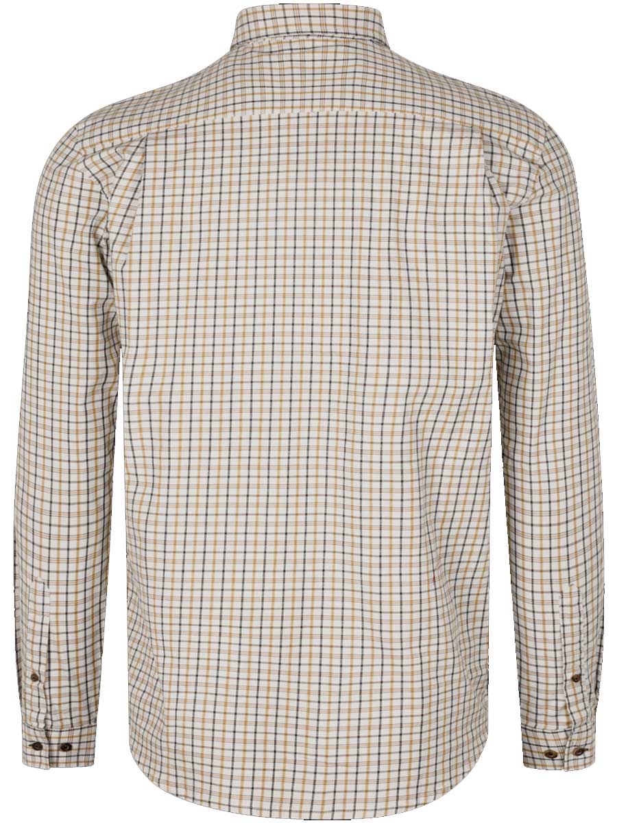SEELAND Oxford Shooting Shirt - Mens - Classic Blue/Classic Brown Check - Image 2