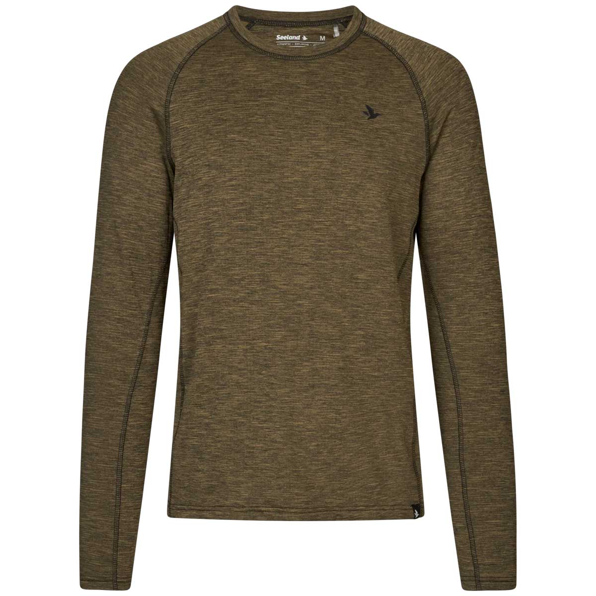 SEELAND Peak Shirt - Mens - Military Olive Melange