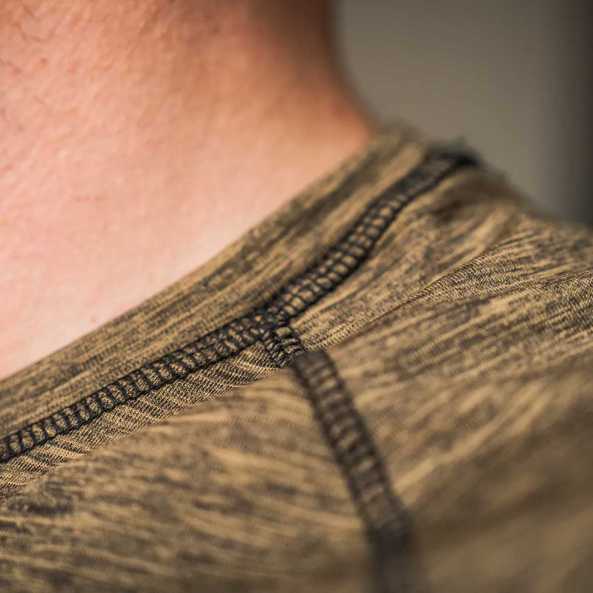 SEELAND Peak Shirt - Mens - Military Olive Melange - Image 10