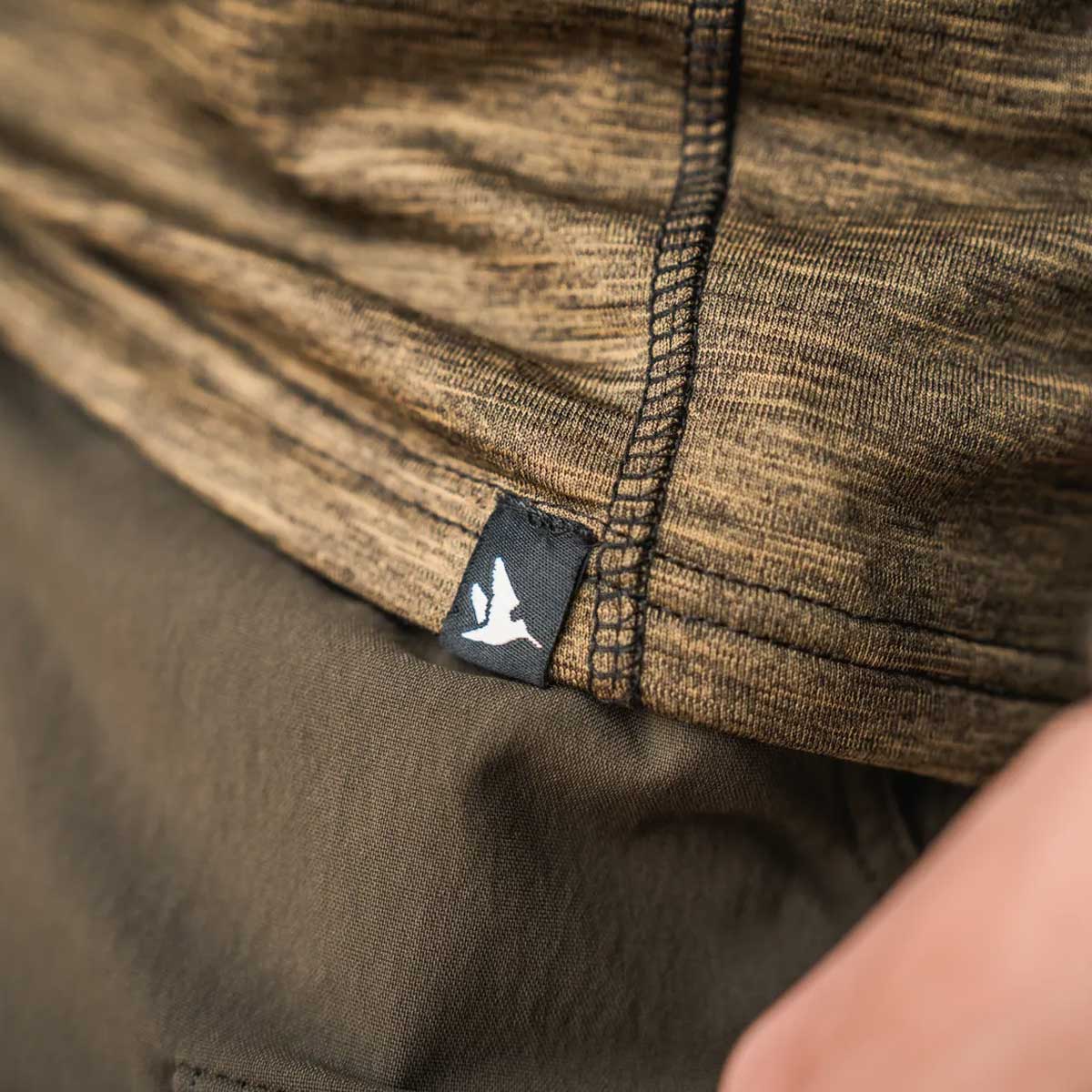 SEELAND Peak Shirt - Mens - Military Olive Melange - Image 9