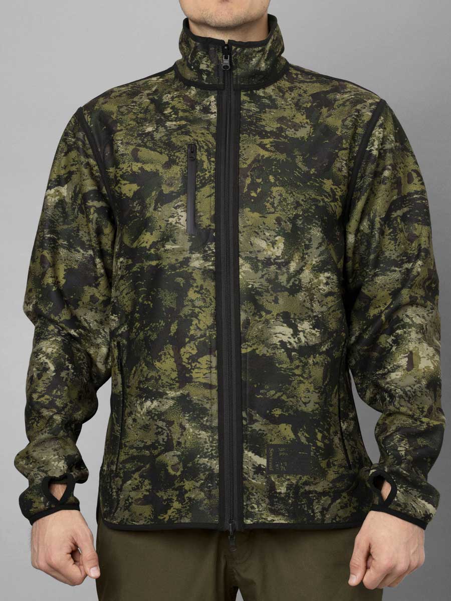 SEELAND Rogue Reversible Fleece - Mens -  Light Pine/Invis Green - Image 3