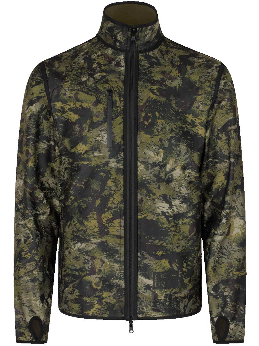 SEELAND Rogue Reversible Fleece - Mens -  Light Pine/Invis Green - Image 9